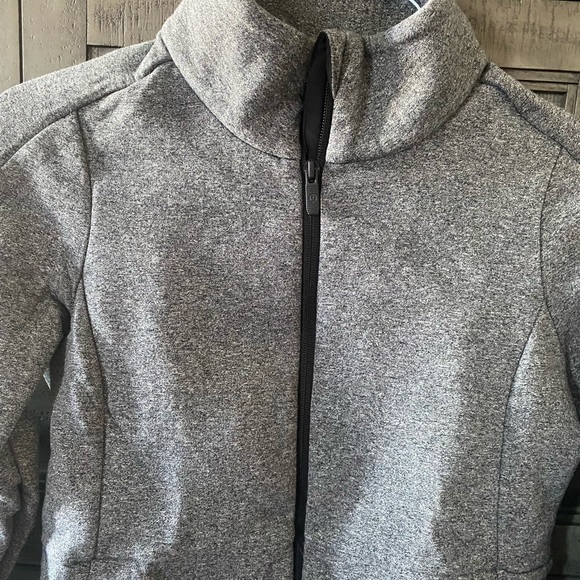 Lulu lemon grey zip up - Picture 2 of 3